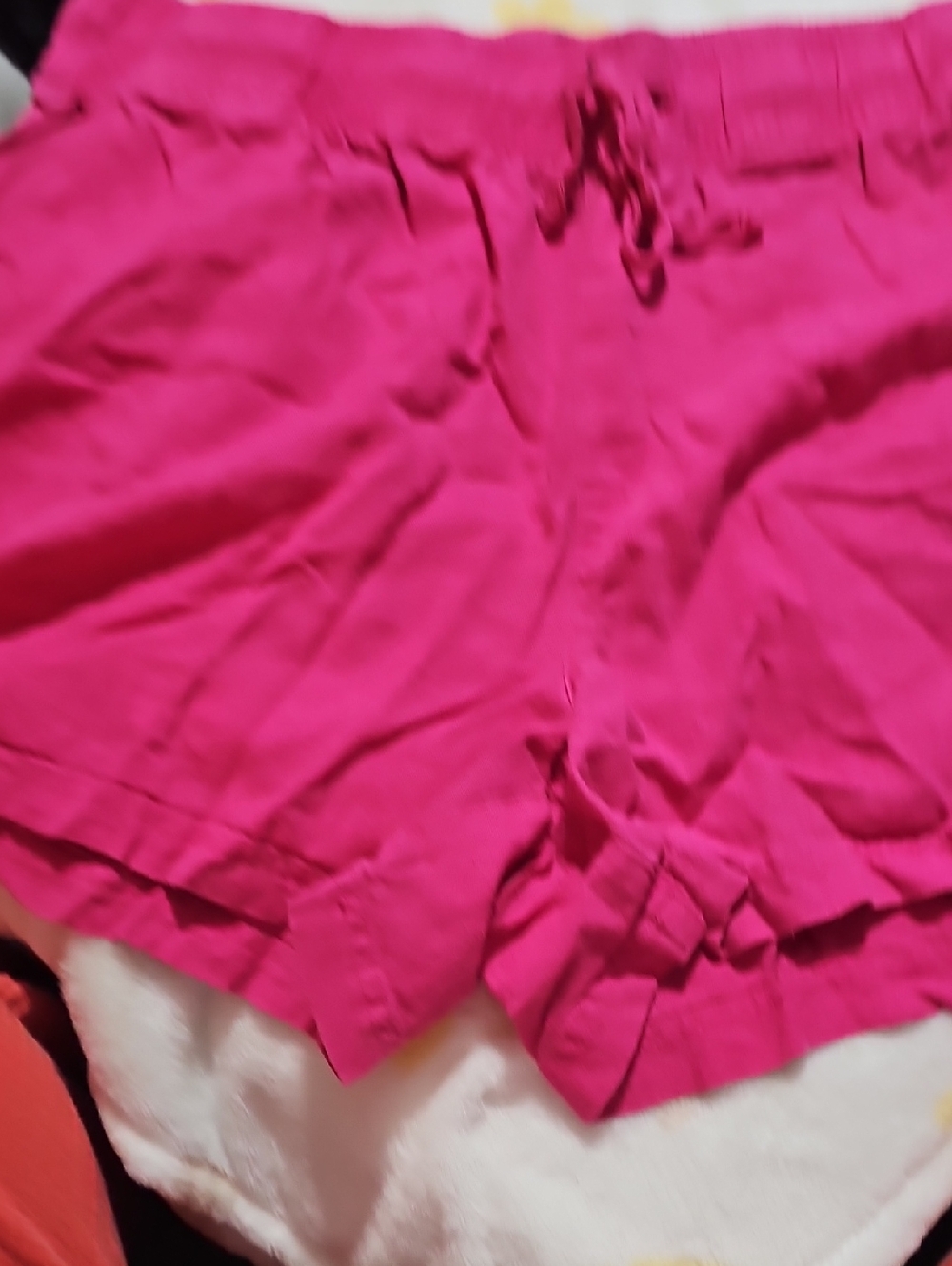 GAP Bright Pink Drawstring Athletic Shorts